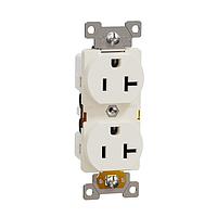 Square D SQR42201LA ປຸ່ມຕິດຕໍ່ TR 20A DUPLEX OUTLET COMM LA