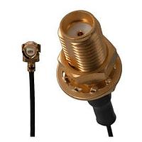 Johnson / Cinch Connectivity Solutions 415-0096-150 ສາຍສັ້ນ RF RA PLUG/STR JACK ຂະໜາດກາງ 150MM