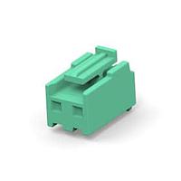 AMP Connectors - TE Connectivity 6-1123722-2 ກອງປະກອບປລັກ 3.96 EP PLUG HSG 2P(ສີຂຽວ)