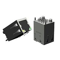 Abracon ARJE-0051-MBSB ຕູ້ເຊື່ອມຕໍ່ແບບມົດູເລີ / ຕູ້ເຊື່ອມຕໍ່ Ethernet RJ45 10/100/1000 Base-T 1x1 ແນວຕັ້ງ N/A ຜ່ານຮູ