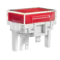 NKK Switches AT4027JC ຝາ, ຮູບສະແກນ RCT CLR LNS/RED FLTR LB ມີໂປຣແກຣມ INCNDSCNT LAMP