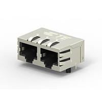 AMP Connectors - TE Connectivity 2301996-4 ມັກເນຕິກ ຈແກ RJ45 JACK INT.MAG. 1GB 1X2