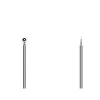 GCT (Global Connector Technology) CABLE 083 RF-250-0/0/0-E ການປະກອບສາຍ RF HiroseU.FL Plug 1.13mm ສາຍສີເທົາ ຕອນຕັດປົກກະຕິ, ຍາວ 250mm