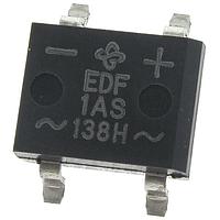 Vishay General Semiconductor EDF1AS-E3/77 Single Phase Bridge 1 Amp 50 Volt 150ns