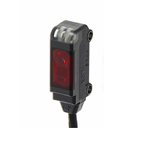 OMRON E3T-SR42 2M Ultracompact, Ultrathin ເຊັນເຊີ Photoelectric ມີເຄື່ອງຂະຫຍາຍສຽງໃນຕົວ (30-200 mm, Retro-reflective, NPN, Dark-ON)