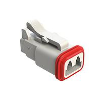 Amphenol SINE Systems AT06-2S-RD01WHT ຕົວເຊື່ອມ A SERIES-AT-CONNECTORS