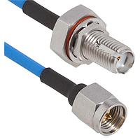 Amphenol SV Microwave 7029-3410 ການປະກອບສາຍ RF SMA Female Keyed (12 ຊຸດສໍາລັບສາຍ .085)