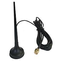 RF Solutions ANT-GSTUB3-SMA ເຄື່ອງຮັບສະຫນອງອັດຕະໂນມັດ GSM '+3dB Patch antenna RG174 SMA Male