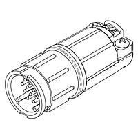 CONXALL W5280-12PG-530 ຕົວເຊື່ອມ MU WR CBL/CBL #2 0 PIN CRP 530