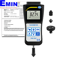 PCE T237-ICA ເຄື່ອງວັດແທກມື (99999 rpm, Incl. ISO Calibration Certificate)