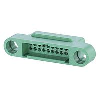 Harwin G125-324209600 ກອງສະຫນອງສາຍສະເພາະ Gecko-SL DIL Male Crimp Connector Housing, ບໍ່ມີການຍຶດດ້ວຍກຸບສະເພາະ, 10+10 ຈຸດຕິດຕໍ່
