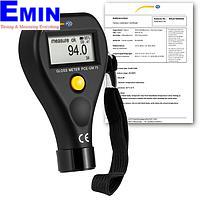 PCE GM 75-ICA Gloss Meter (0~1000 GU; ISO Calibration Cert.)