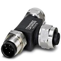 PHOENIX CONTACT 1431416 T-Adapter SAC-4P-M12 T/2XM12 FF VA