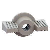 Essentra Components 0601024DECOWN ກຸມປຸ່ມປັກ Wing Nut Deco Wing Nut, ກະບອດ #10-24, ສູງ 7/16