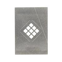 Chip Quik IPC0118-S ປະຕູແລະຕົວແປ QFN-100 ແບບສແຕນເລດສຕີນ Stencil