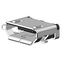 JAE Electronics DX4R005HJ5R2000 ຂໍ້ມູນ Micro USB Type B Connectors microUSB 2.0 TYPE B STDMNT RCPT NO TAPER