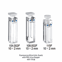 Hellma HE.115F.QS10 ເຊວເຟືອງ Flu, Micro quartz SUP.,10x2mm 400ul,