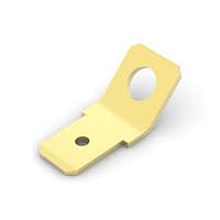 AMP Connectors - TE Connectivity 140814-1 PC Tab 1P BRASS SOLDERLESS 1R TERMINAL