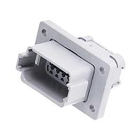 Amphenol SINE Systems AT04-12PA-LE07 ຕົວເຊື່ອມຕໍ່ 12 ຕຳແໜ່ງ Rcpt Fng Mnt Conn Pin ສີເຫຼັກ Key A