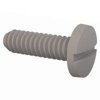 Essentra Components 010256B028 ຕຸກສະບັບສະກຸດສະຫຼອດ Machine Screw Binder Slotted Screw, #2-56 Thread, 9/32 in Lg