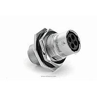 Amphenol SINE Systems RT00147SNHECR ຕູ້ຮັບຕົວເຊື່ອມຕໍ່ມົດຕະຖານຮູບວົງມົນ, ຂອບສີ່ແຂນ, 7 ຕຳແໜ່ງ, ເພດຍິງ, ຂະໜາດເປົາ 14, ແລະຝາປິດທ້າຍມີການປິດສາຍແບບລະອຽດລົງ, ຂະໜາດ 14-24 AWG