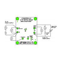 Analog Devices DC654A ການຈັດການແບດເຕີຣີ LTC4057ES5-4.2 - ອຸປະກອນຊາມແບດເຕີຣີ Li-Ion