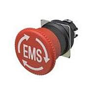 Omron Automation and Safety A22NE-MRS-P202-N ປຸ່ມກົດຫຼັກ Estp 40mm EMS TrnRest 2NC