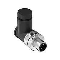 Banner Engineering BFW-M12M8A-8X ຕົວເຊື່ອມຕໍ່ສາຍພາຍໃນພື້ນທີ່ Field Wireable: M12; 8-pin ມຸມຂວາ ຜູ້ຊາຍ; 22 AWG ຂະໜາດສາຍ 6-8 mm; ຂໍ້ຕໍ່ສະຫນັບສະຫນູນດ້ວຍການສອດດວງ; PA+GF ຕົວຮ່າງສີດຳ; ນັດການຕິດຕໍ່ອາລູມິນຽມ Alloy Coupling Nut