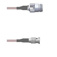 Amphenol Custom Cable Q-2000V0005036i ສາຍສັນຍານ RF N-SJ/HDBNC-SP G316 36I
