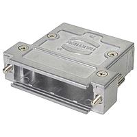HARTING 61030013117 ຝາຫົວ D-Sub Backshells D-Sub 9pin Inducom Metal Hood ຮຸ່ນ 3, 2 ທາງເຂົ້າດ້ານເທິງ, ນັ້ມສະກັດ knurled M3, ມີບລັອກດິນພາຍໃນ