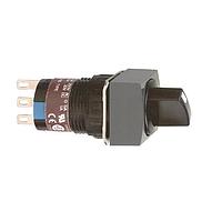 SCHNEIDER XB6ECD222P ສະຫນັບສະຫນູນການສະຫນັບສະຫນູນ SS, ສີດ້ານ, ສີດຳ, 2 ຕຳແໜ່ງຫຼັກ, 2 NO/NC