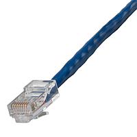 AIM-Cambridge / Cinch Connectivity Solutions 73-7772-100 ສາຍສະເພາະ Cat 5e CAT5E ຍອມຮວບ 100 ແຟດ ສີຟ້າ