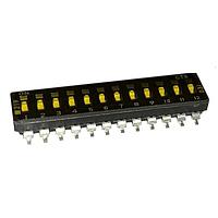 CTS Electronic Components 219-12LPST ສະຫນັບ DIP SPST 12 ສ່ວນຂອງສະຫນັບ