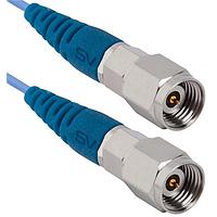 Amphenol SV Microwave 7016-0121 ການປະກອບສາຍ RF 2.4mm ຜູ້ຊາຍ ເຖິງ 2.4mm ຜູ້ຊາຍ ສາຍປົກປ້ອງການດຶງ 12" ສໍາລັບສາຍ .047