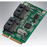 Advantech EMIO-200SA-MP01E PCIe ເປັນ SATA III 2 ພັນທີ່ SATA III Mini-PCIe ໂມດູນ