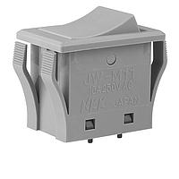 NKK Switches JWM11RHH/UCV ສະຫນັບສະຫນູນ Rocker SPST TV5 ປະເພດສີເທົາ ແລະ ຕົວເຄື່ອງ