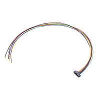 Harwin M80-MC21068M1-0450L ປຸ່ມຊາຍດຽວ 5+5P ຊາຍ DIL 24AWG ຈັກສະຄຣູ