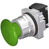 SIEMENS 52PP2W3A ປຸ່ມກົດດຶງ Push-Pull, MTD, ສີຂຽວ, 1 3/4" ພິເສດ, 2 ຕຳແໜ່ງ