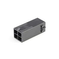 Molex 105411-0104 ປລັກຮາງ Mega-fit Freehang Plg Hsg DR 4ckt Blk