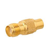 Midwest Microwave / Cinch Connectivity Solutions CGM-1060-SF-MCF-09 ຕົວແປ RF - ລະຫວ່າງຊຸດ MCX FEMALE ເຖິງ SMA FEMALE