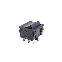 E-Switch RA41G31100 ສະຫນັບສະຫນູນ Power Rocker Switch ROCKER SW DP ON-ON 16A 125V BLK NO MARK