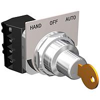SIEMENS 49SAS09 ສະຫນັບສະຫນູນ Keylock Switches SELECTOR SWITCH"A9HAND-OFF-AUTO