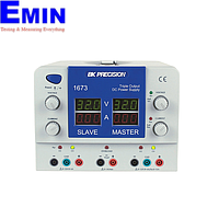 BKPRECISION 1673 Quad Display Triple Output ການສະຫນອງພະລັງງານ DC (2x(0-30V/6A), 5V/3A)