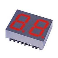 Lumex LDD-HTA514RI ຈໍ LED .56" 7-seg,c/a H-Tmp 635nm ແດງ Gry/Wh