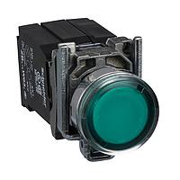 SCHNEIDER XB4BW3345 ປຸ່ມກົດສະຫນອງສີຂຽວ ILL MOM FLUSH 230-240VAC/DC TRANS