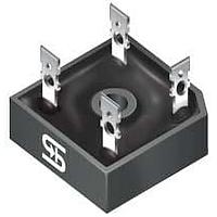 Taiwan Semiconductor GBPC2510 ບຣິຈເຣັກທິເຟີ 25A, 1000V, ບຣິຈເຣັກທິເຟີມາດຕະຖານ