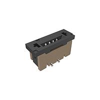 Amphenol FCI SFW4S-2STE1LF Board Mount 1.00mm Flex Connector, SFW Straight series, 4 Position, Top Entry Surface Mount, ZIF