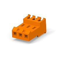 AMP Connectors - TE Connectivity 3-641227-3 ການປະກອບ Receptacle 03P MTA156 CONN ASSY 18AWG LF