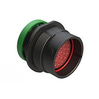 Amphenol SINE Systems AHDP04-24-33PN-BRA ປຸ່ມຮັບສະຫນາມ DURAMATE RECPT-SIZE 24, ເປັນພລາສຕິກ