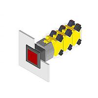 EAO 704.240.708 ປຸ່ມກະຕຸນຕົວຊີ້ວັດ Indicator Actuator Pushbutton-actuator silver/clear main 35x35
